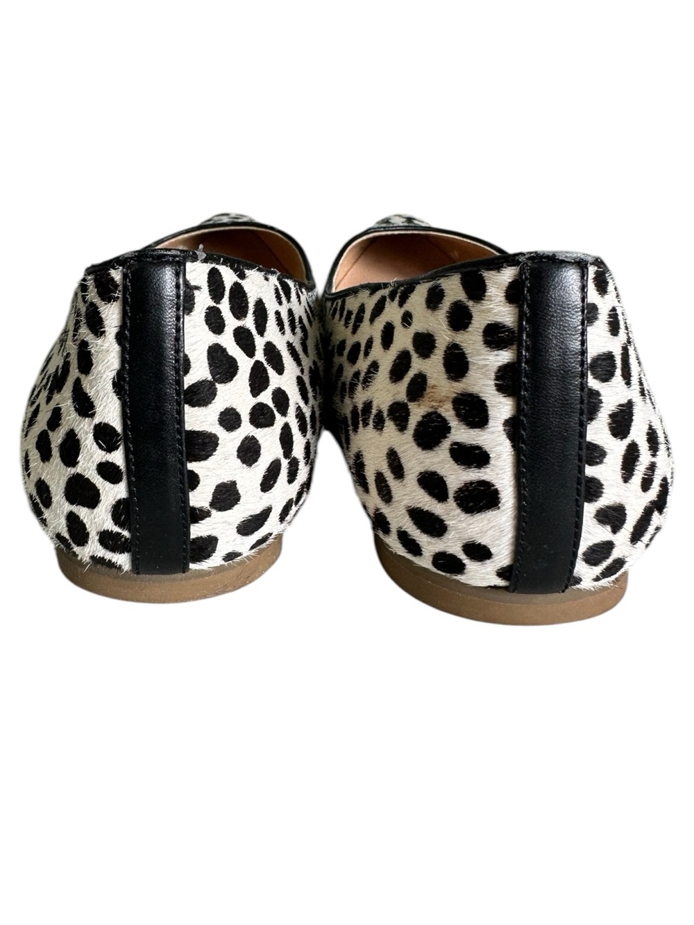 Banana Republic Spotted Calf Hair Pointed-Toe Ballet Flats size 7 - Picture 7 of 9